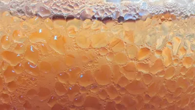 アイスコーヒーのグラス(横)