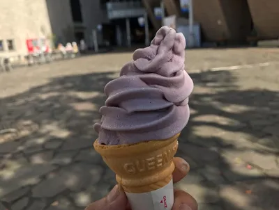 むらさきいもソフトクリーム
