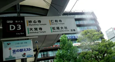 京都駅バス停