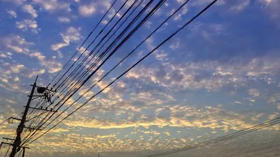 夕方の空②(横)