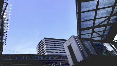 魚町から見た小倉駅