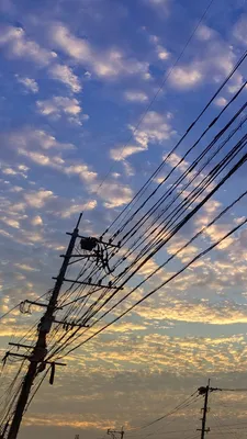 夕方の空②(縦)