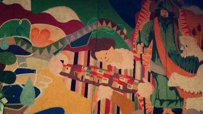 河原町通りの壁画