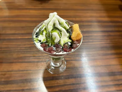 抹茶パフェ_あんこ_きなこ