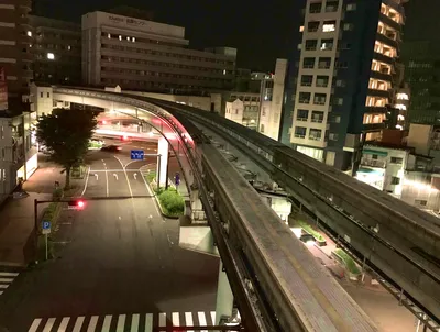 モノレール旦過駅1