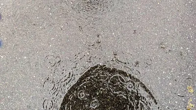 水溜りの波紋④(横)
