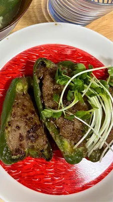 ピーマンの肉詰め
