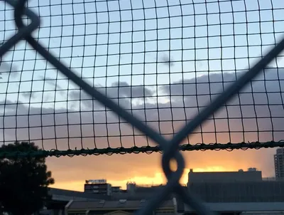 昭和町夕焼け